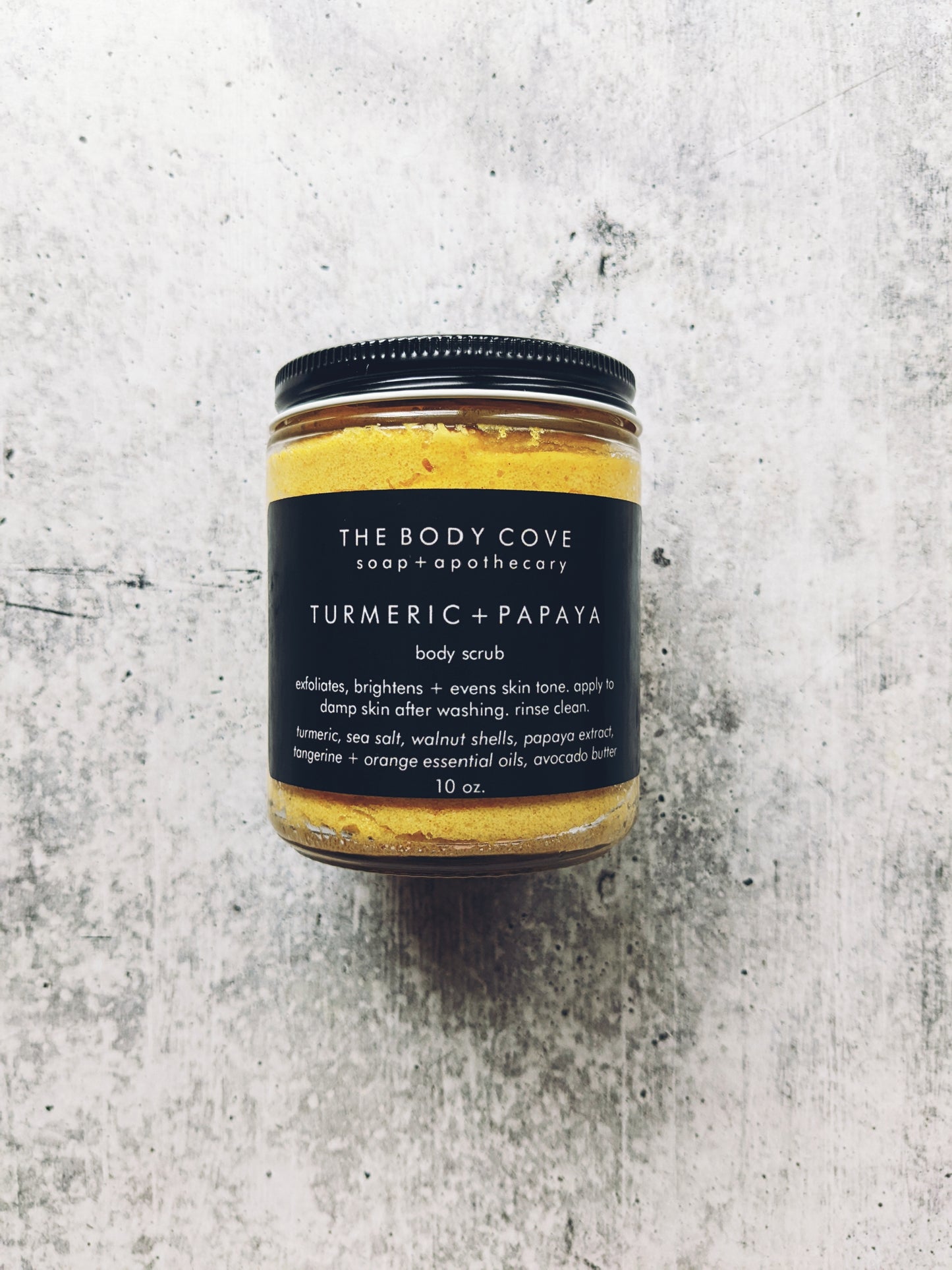 PAPAYA, TURMERIC + WALNUT SCRUB