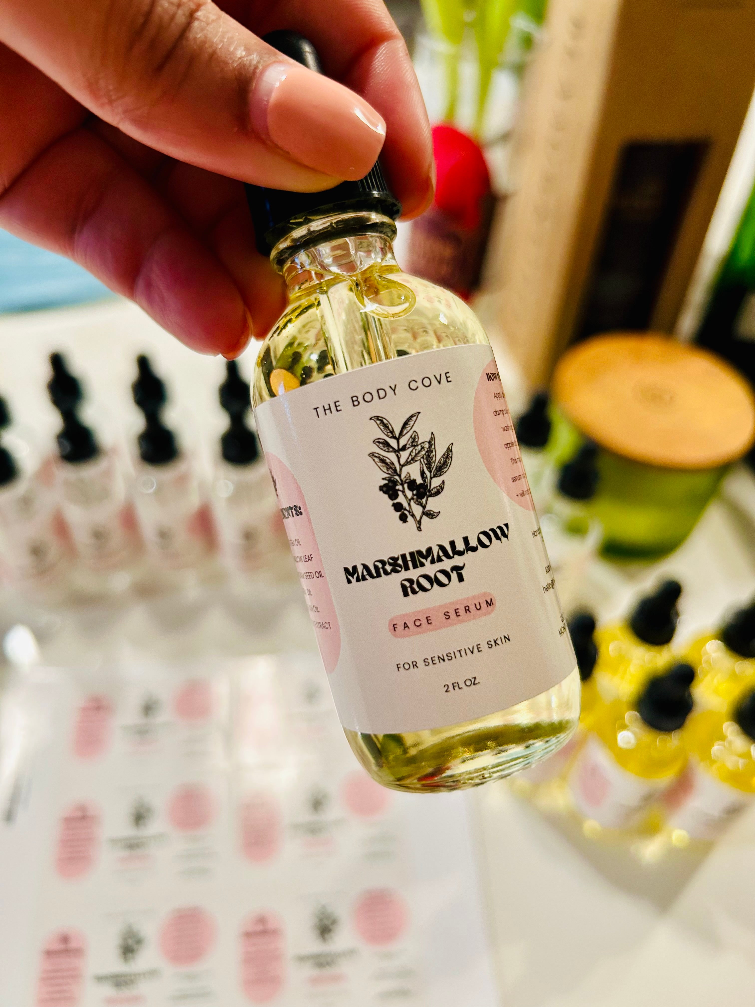 MARSHMALLOW ROOT FACE SERUM – THE BODY COVE